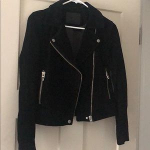 Black suede jacket - WORN ONCE